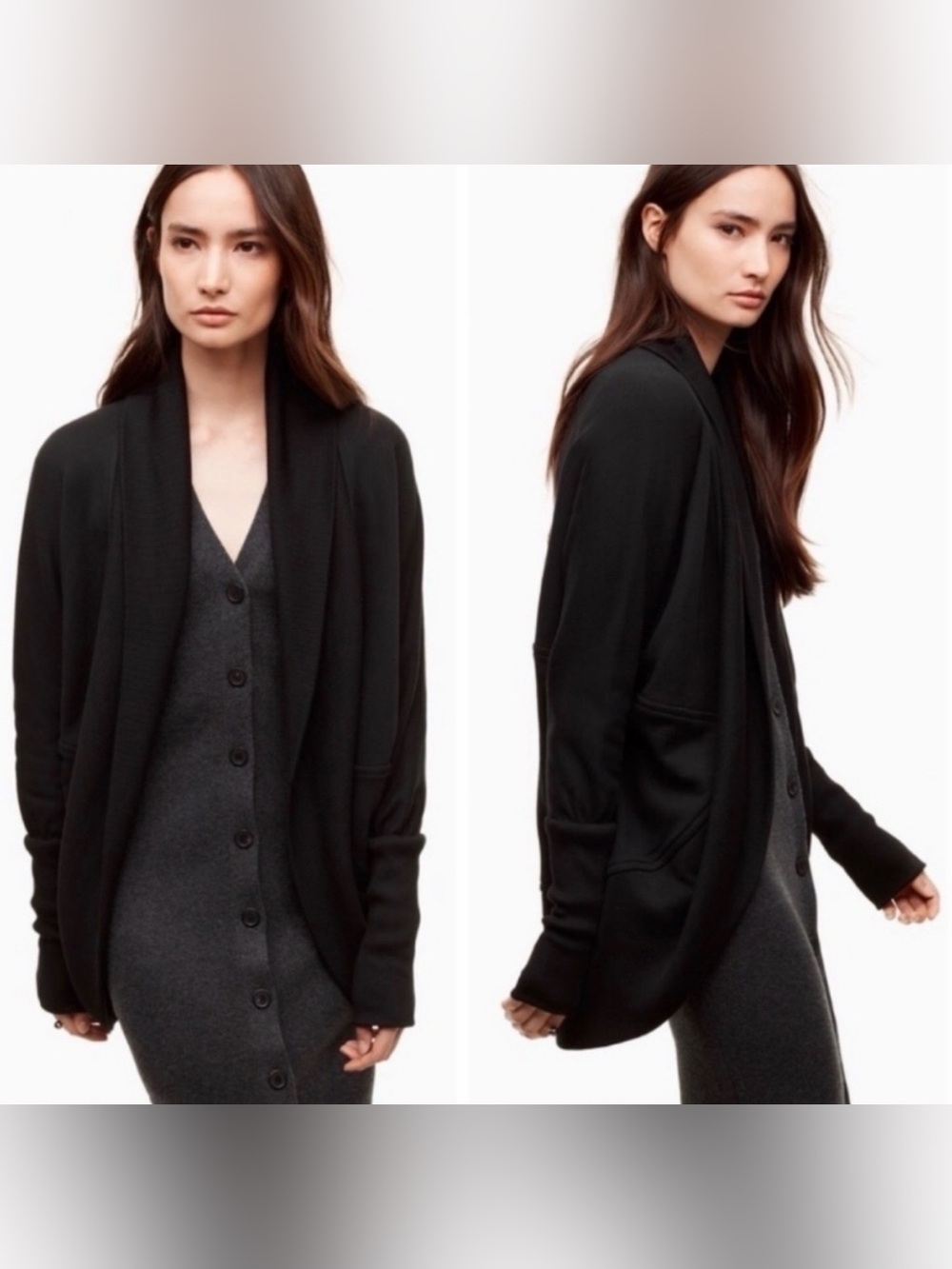 Aritzia Diderot Black Cardigan Size XS